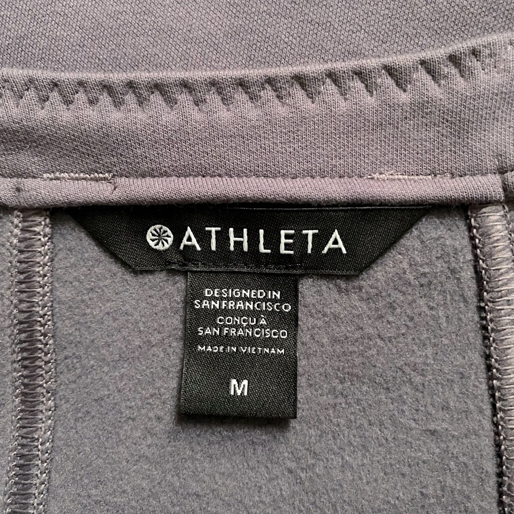 ATHLETA Women’s Outdoors Hiking Asymmetric Moto Jacket in Dusk Violet Size M - Picture 9 of 10